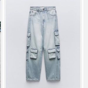 Zara Cargo Jeans